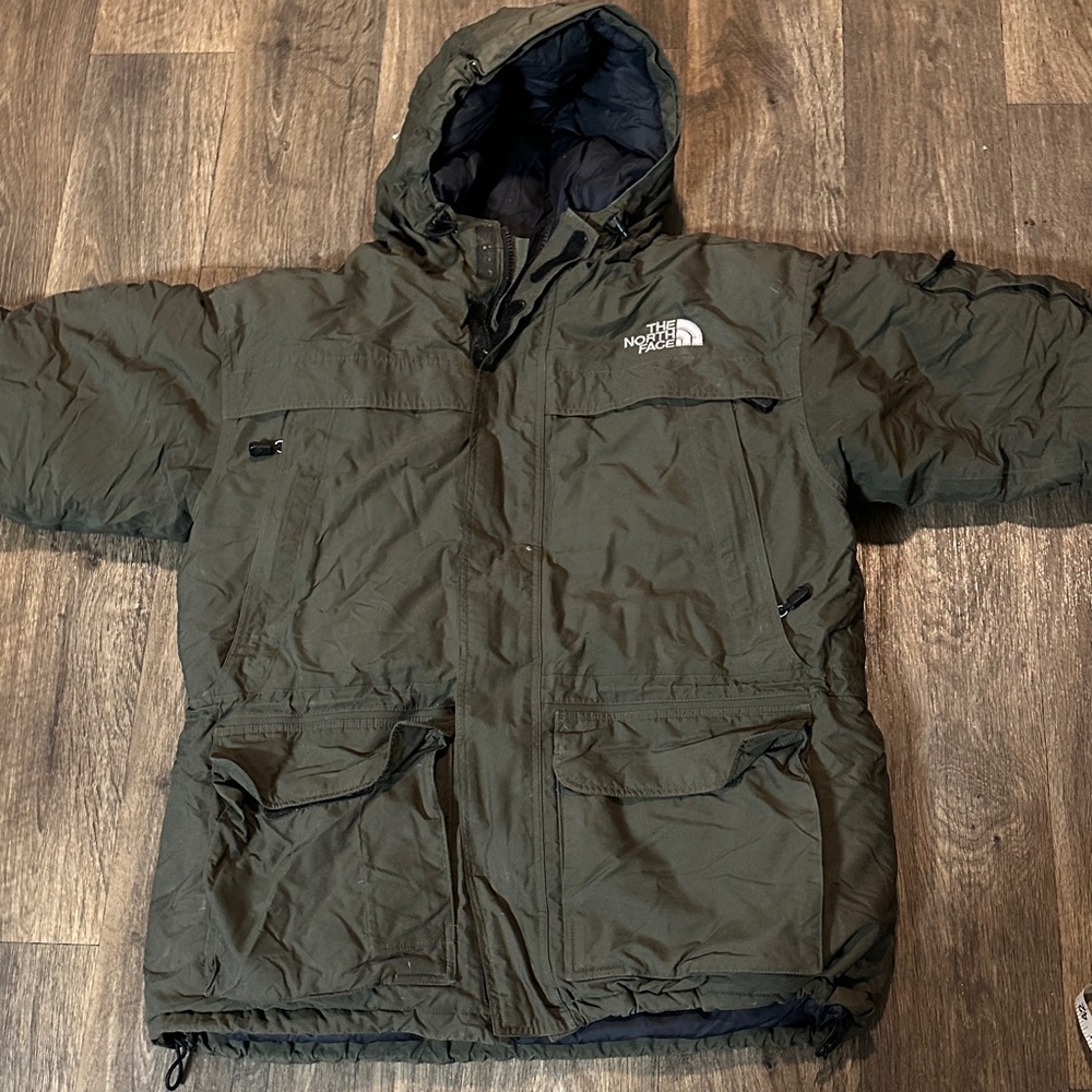 The North Face Olive Insulated Jacket